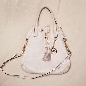Michael Kors white bag
